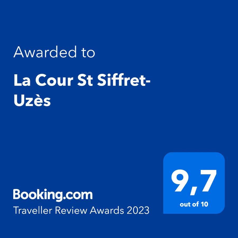 La Cour St Siffret- Uzes Panzió Saint-Siffret Kültér fotó